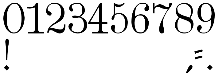 Fraktur Font OTHER CHARS
