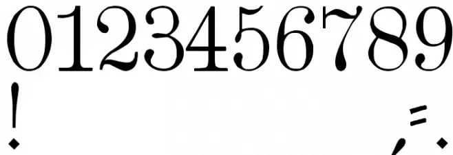 Fraktur Font OTHER CHARS