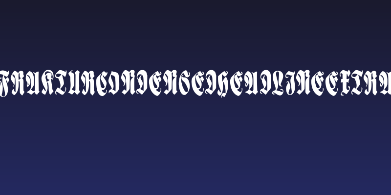 FrakturCondensedHeadlineExtra Social Header