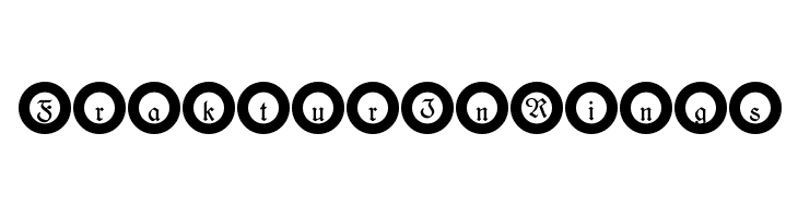 FrakturInRings Font