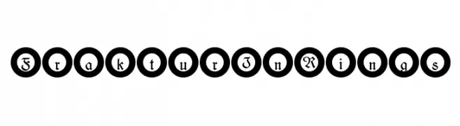 FrakturInRings  Descarca Fonturi Gratis