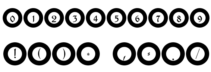 FrakturInRings Font OTHER CHARS