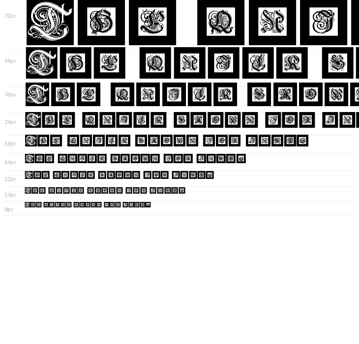 FrakturInitials07 Waterfall