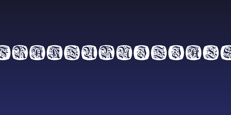 FrakturNitials Social Header