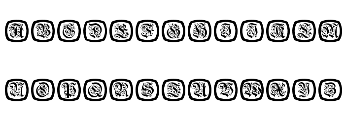 FrakturNitials Font LOWERCASE