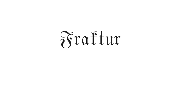 Fraktur Logo