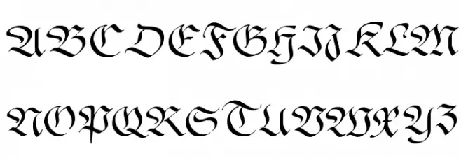 FrakturaFonteria 字体 大写