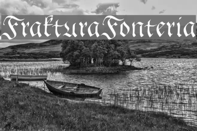 FrakturaFonteria Font examples