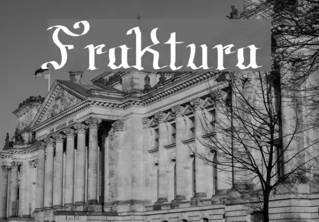 Fraktura Font examples