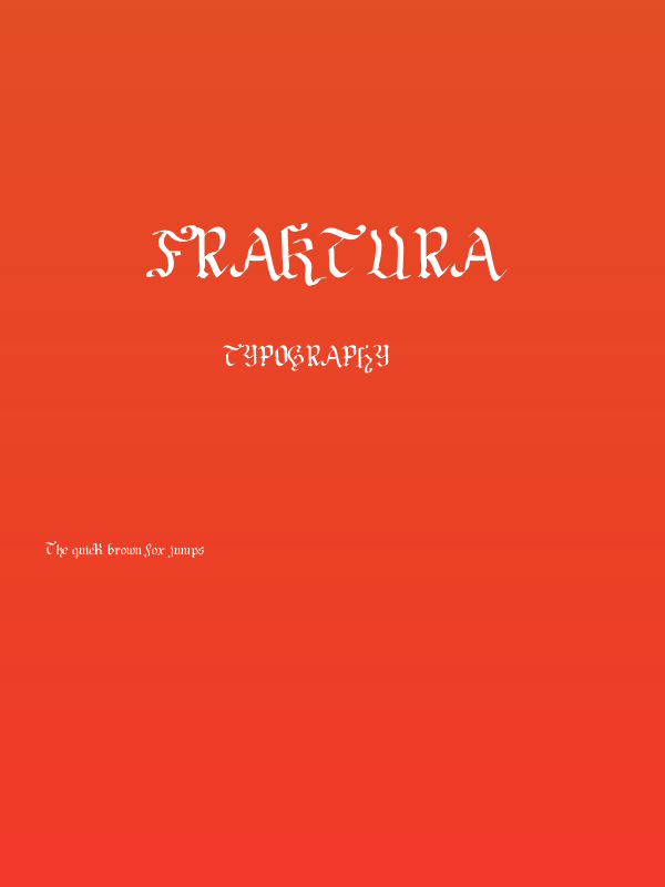Fraktura Poster
