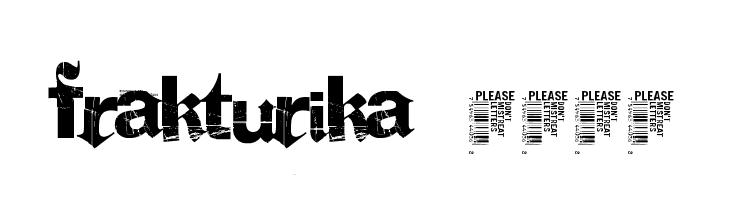 Frakturika Demo  नि: शुल्क फ़ॉन्ट्स डाउनलोड