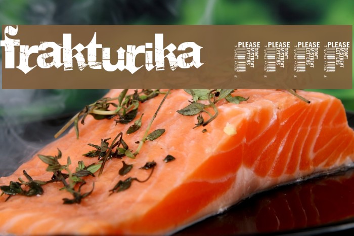 Frakturika Demo Font examples