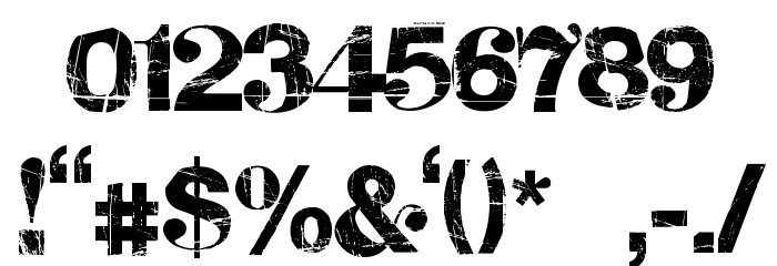 Frakturika Spamless Font OTHER CHARS
