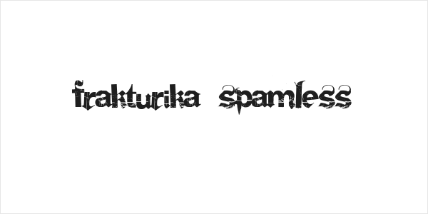 Frakturika Spamless Logo