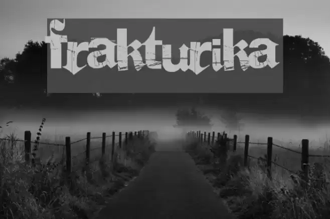 Frakturika Шрифта examples
