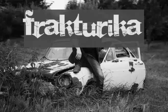 Frakturika Шрифта examples