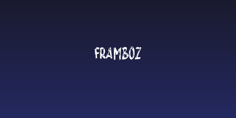 Framboz Social Header
