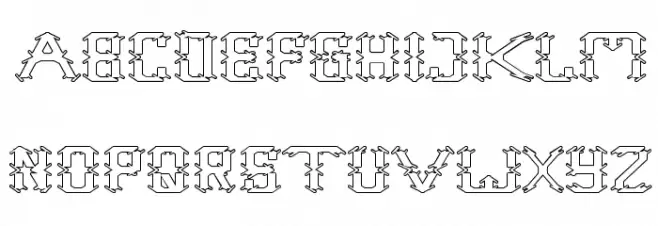 Frame Work-Hollow Fuentes MAYÚSCULAS
