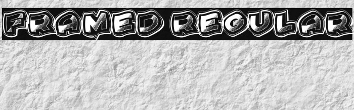 Framed Regular Example 1