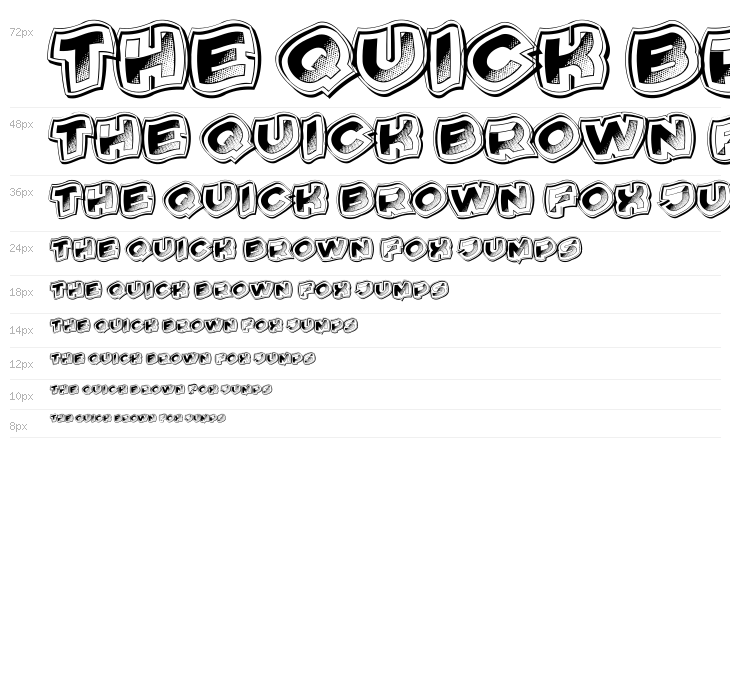 Framed Regular Waterfall