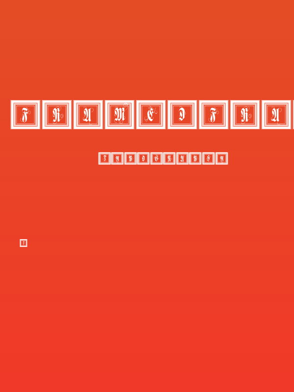 FramedFraxCaps Poster