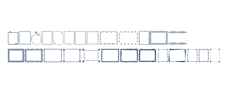 Frames and Backgrounds Lowercase