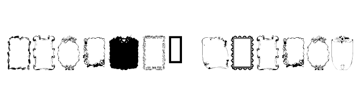Frames1 Normal Font