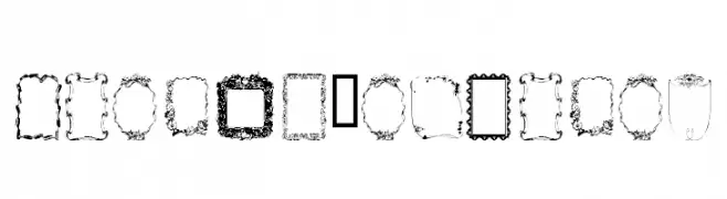 Frames1a Normal  Скачать бесплатные шрифты