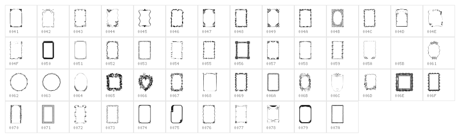 Frames1a Normal Character Map