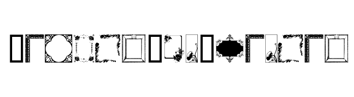 FramesAndBorders  フリーフォントのダウンロード