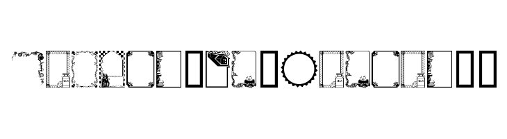 FramesAndBordersII  font caratteri gratis