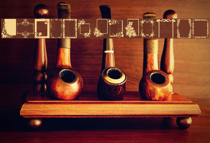 Frames Font examples