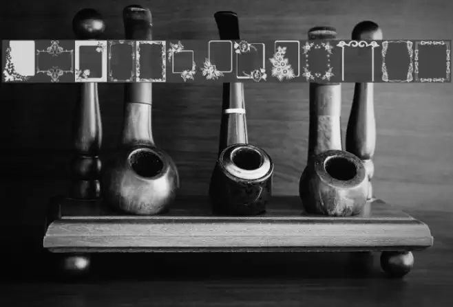 Frames Font examples