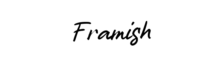 Framish  नि: शुल्क फ़ॉन्ट्स डाउनलोड