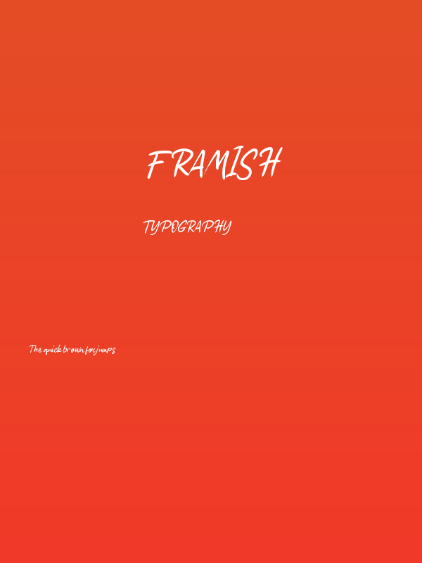 Framish Poster