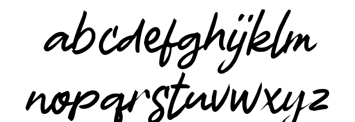 Framish Font LOWERCASE