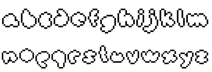 Frampoase Font LOWERCASE