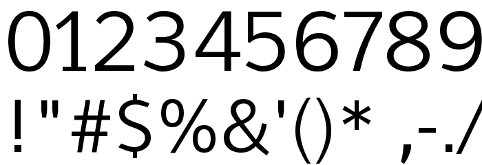 FranKleinBook Font OTHER CHARS