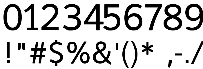 FranKleinMedium Font OTHER CHARS