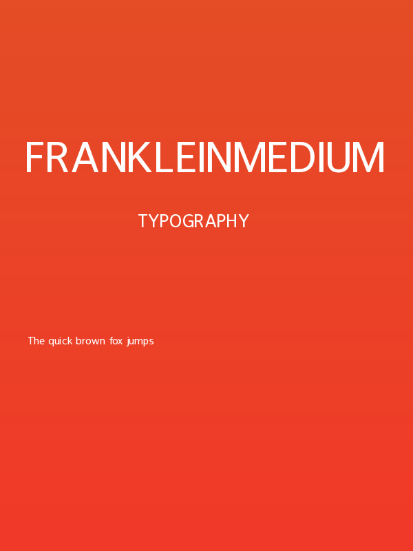 FranKleinMedium Poster