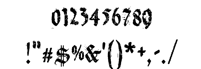 FranSanciscoHilton Schriftart Anderer Schreiben