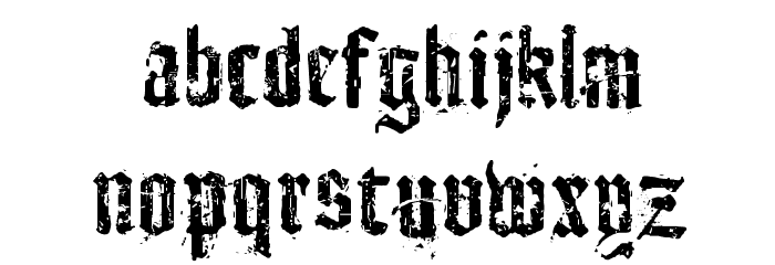 FranSanciscoHilton Schriftart Kleinbuchstaben