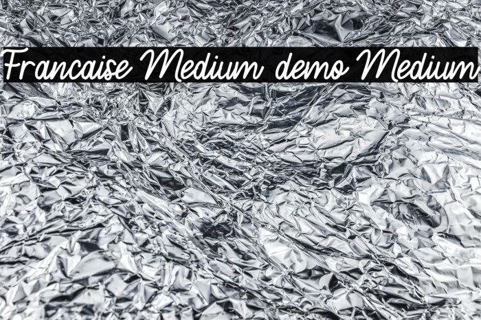 Francaise Medium demo Medium Example 2