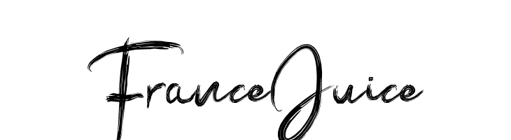 France Juice   Frei Schriftart Herunterladen