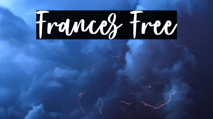 Frances Free Example 2