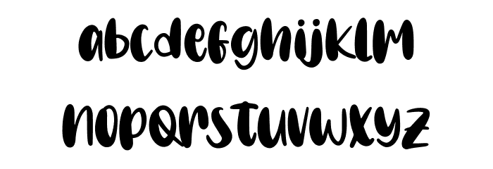 Franches Free Regular Font LOWERCASE