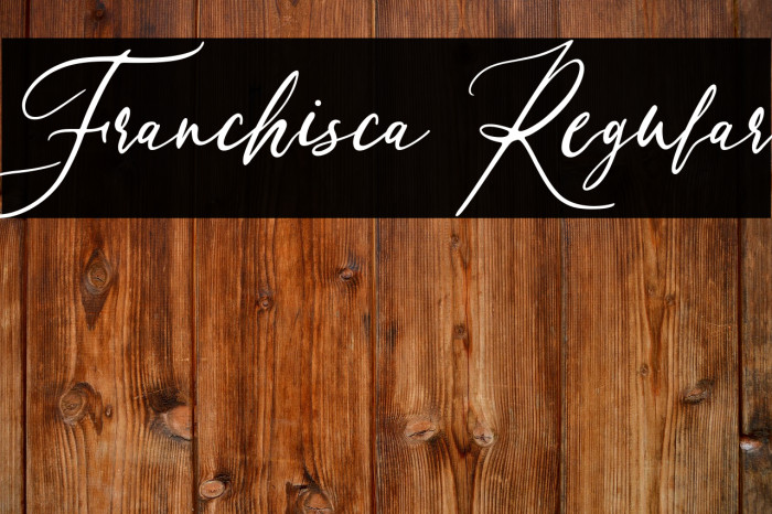 Franchisca Regular Example 1
