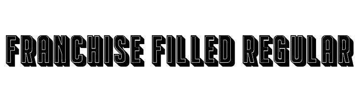 Franchise Filled Regular  Free Fonts Download