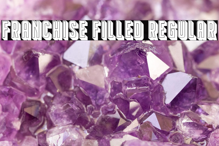 Franchise Filled Regular Example 1