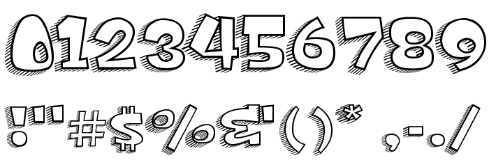 Francis Nico V 0.2 Font OTHER CHARS